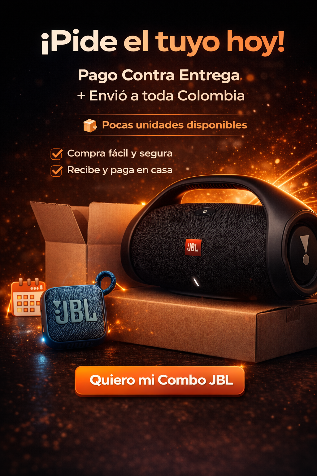 Combo JBL GO 4 + JBL Boombox 2